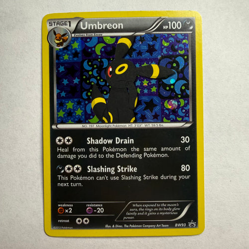 Umbreon BW Promo Moderately Played