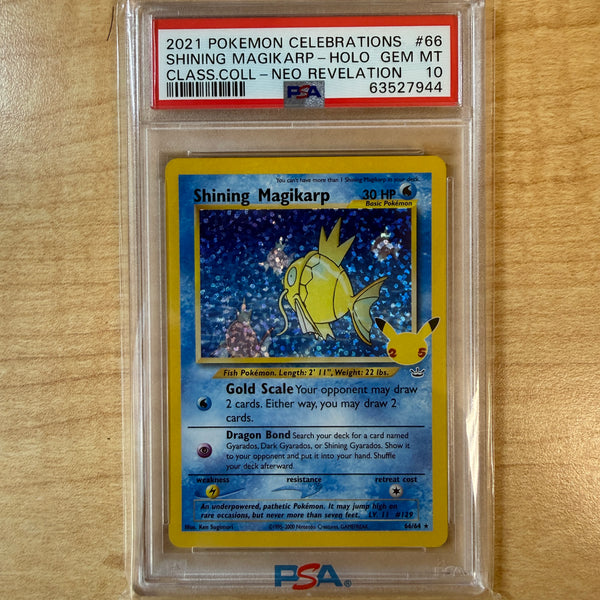 Shining Magikarp · 66/64 · PSA 10.0 GEM - MT · 1202