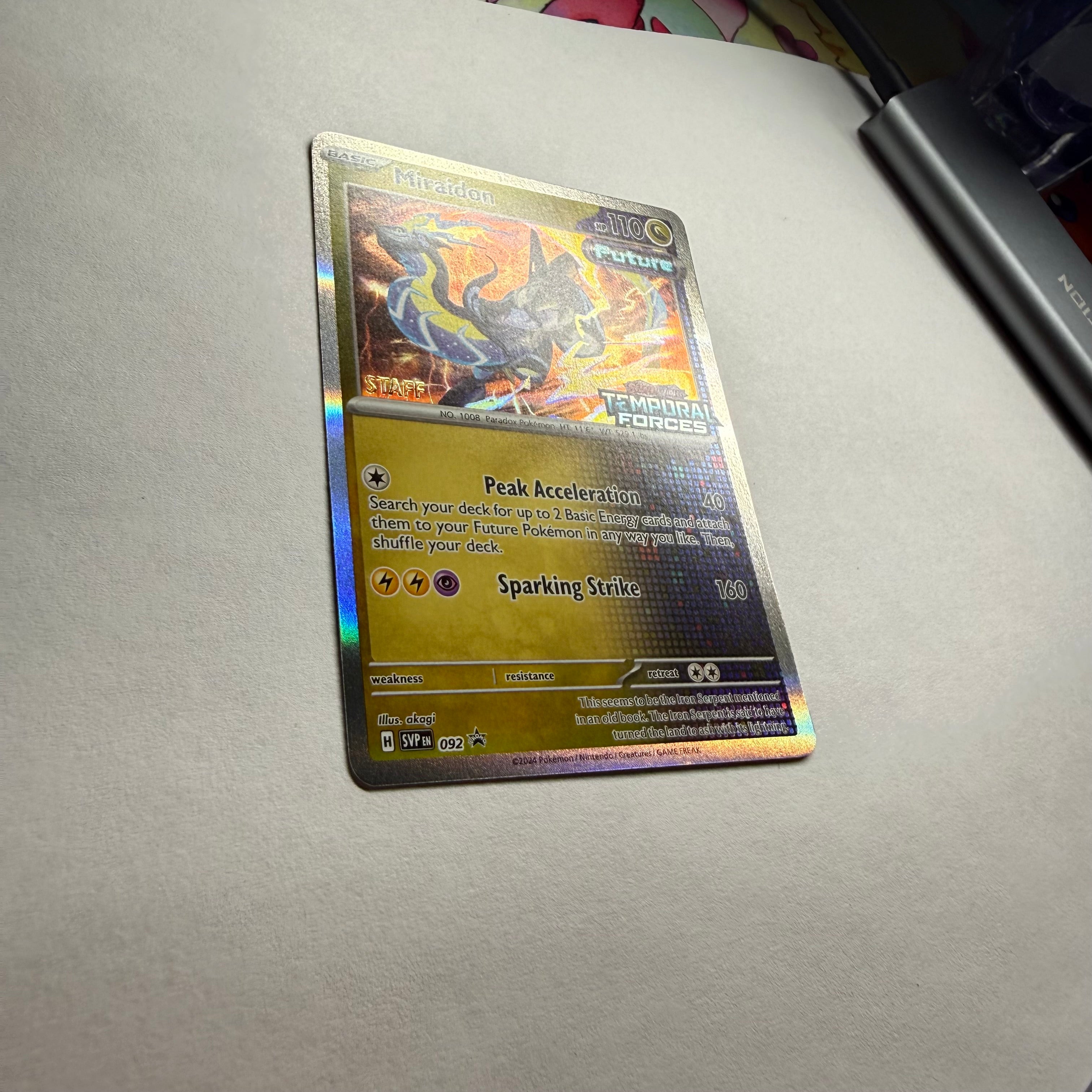 Staff Miraidon Pre-Release