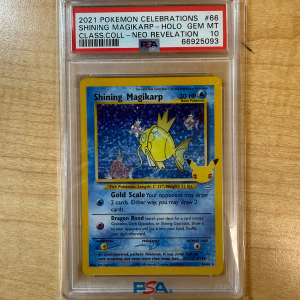 Shining Magikarp · 66/64 · PSA 10.0 GEM - MT · 1201