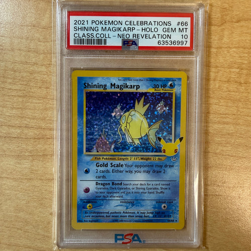Shining Magikarp · 66/64 · PSA 10.0 GEM - MT · 1199
