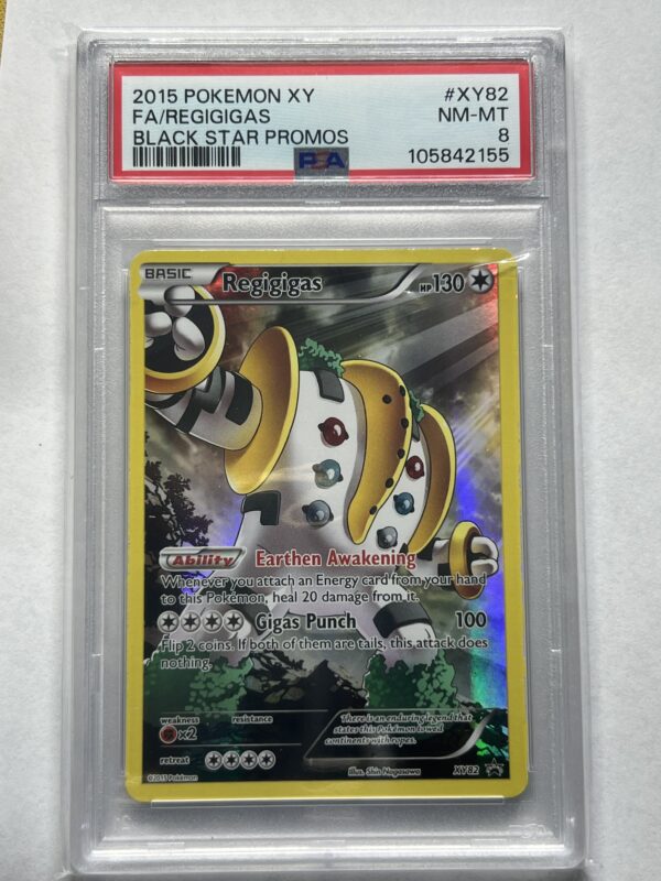 #XY82 FULL ART/REGIGIGAS PSA 8