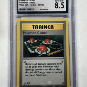 POKEMON CENTER 1st Edition Base Set CGC 8.5