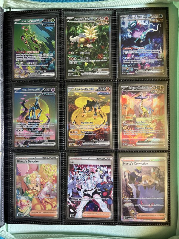 Complete Temporal Forces Master Set with Promos in a First Edition SV5 Vault X Binder - Image 7