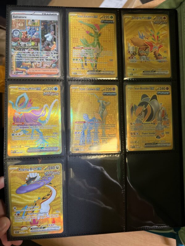 Complete Temporal Forces Master Set with Promos in a First Edition SV5 Vault X Binder - Image 8
