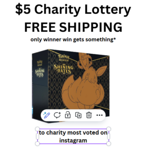May $5 Charity Lottery(USE CODE "charity")