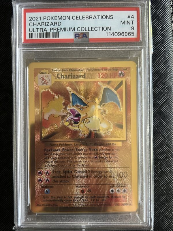 Metal Charizard #4 promo PSA 9