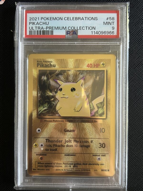 Metal Pikachu #58 Promo PSA 9