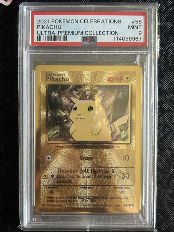 Metal Pikachu #58 Promo PSA 9 - Image 2