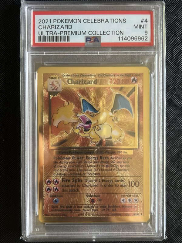 Metal Charizard #4 promo PSA 9 - Image 3