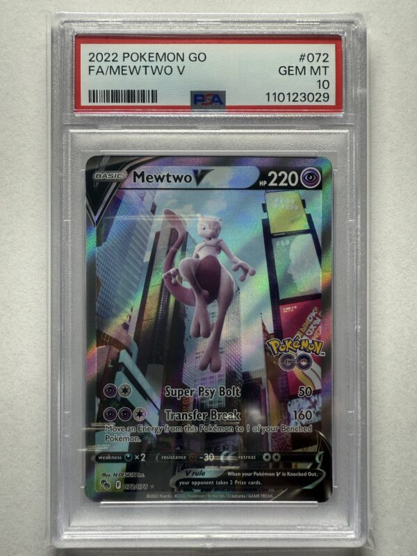 Mewtwo V #72 PSA 10