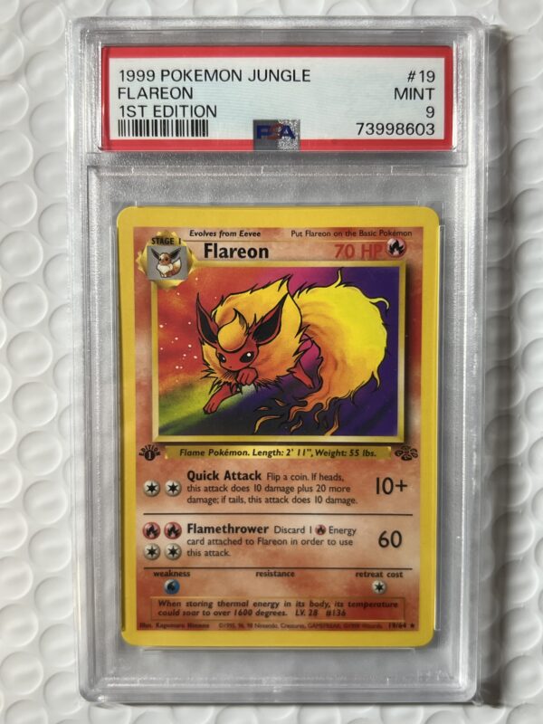 Flareon 1st Edition #19 PSA 9