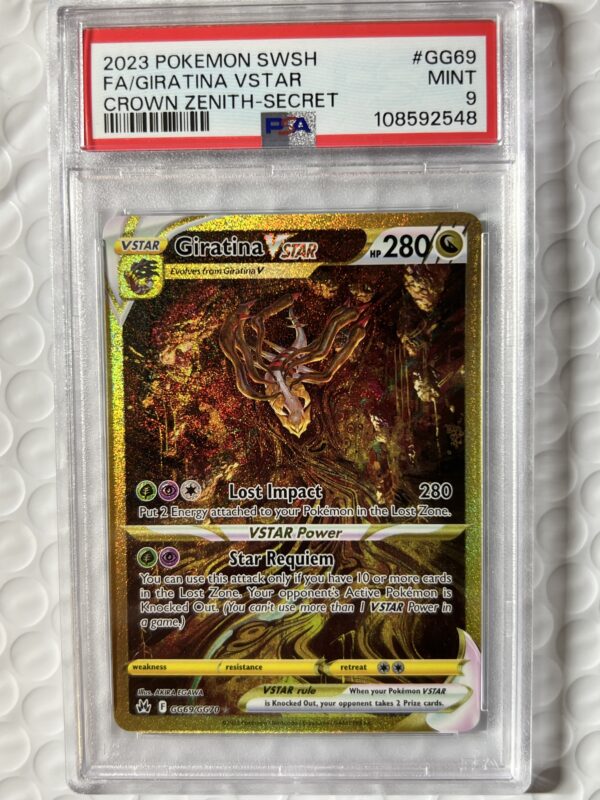 Giratina VSTAR GG69 PSA 9