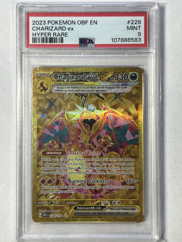 Charizard EX #228 PSA 9