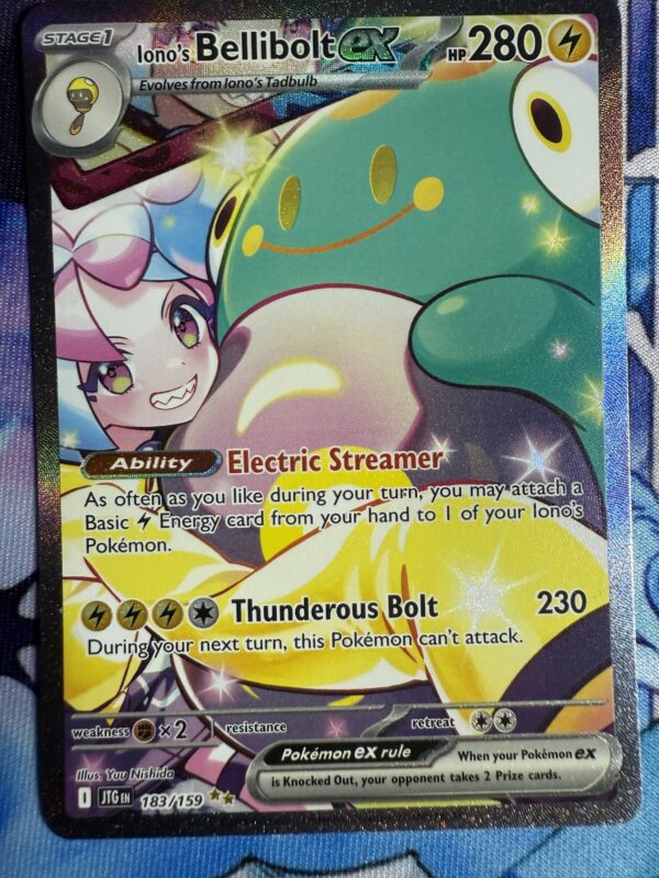 Iono’s Bellibolt ex #184 Near Mint