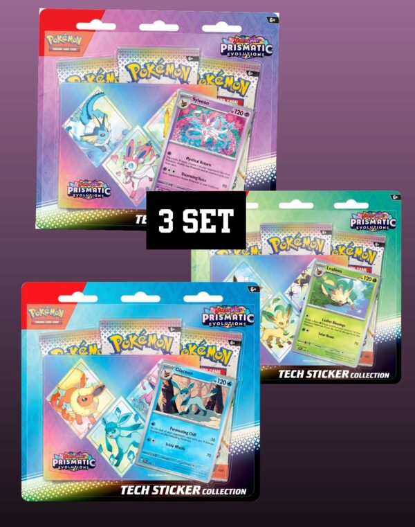 3 Prismatic Sticker Collection Set